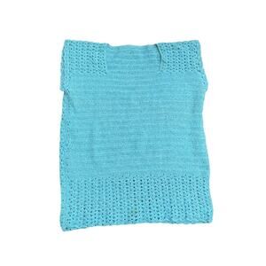 Handmade Knitted Crochet Top Blouse Size Size Medium Boho Indie Grandma core